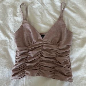 Wild Fable Sparkly V-Neck Tank Top